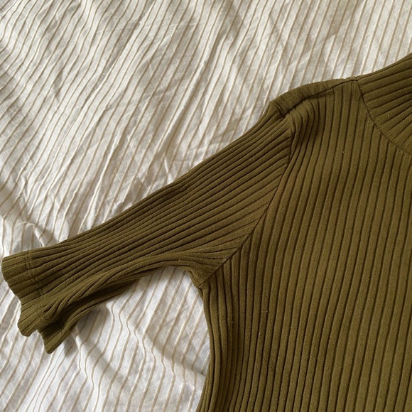 Mockneck, ribbed Frank & Oak shirt - Picture 2 of 4